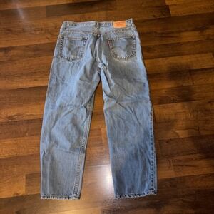 Levi Strauss 550 Mens 36x32 Relaxed Fit Blue Denim Jeans Levi's Pants Western
